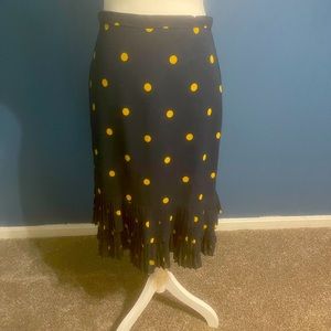 Ann Taylor Fringe Pencil Skirt Size 2